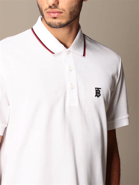 burberry white t shirt polo|burberry men's polo outlet.